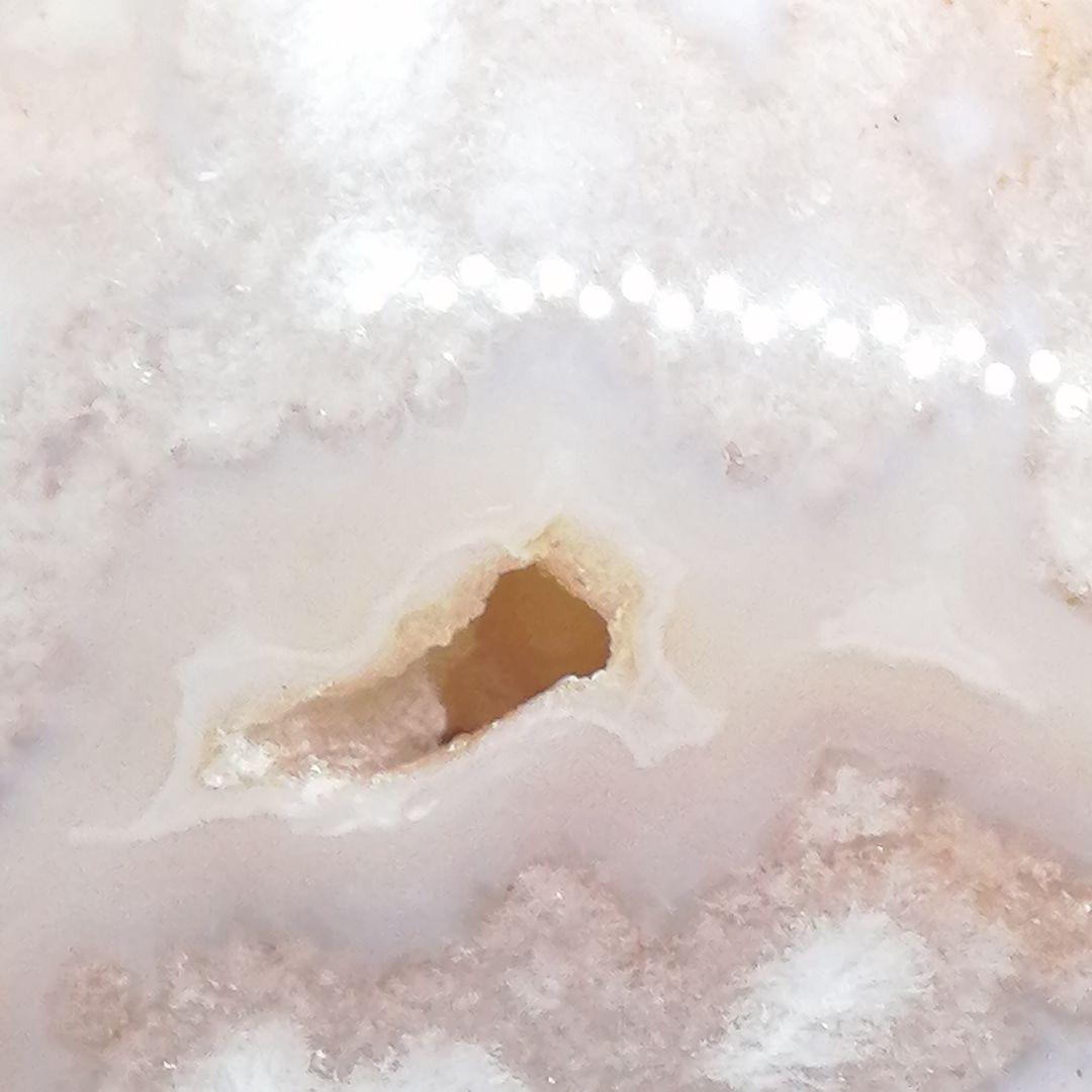 【新品】癒されカラーの瑪瑙のペイズリー柄や瑪瑙の川があるピンアメ　12-16