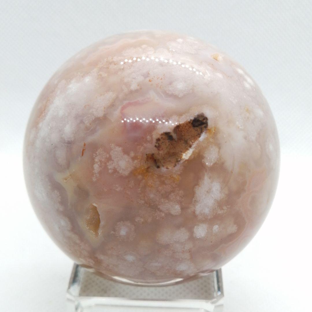 【新品】癒されカラーの瑪瑙のペイズリー柄や瑪瑙の川があるピンアメ　12-16