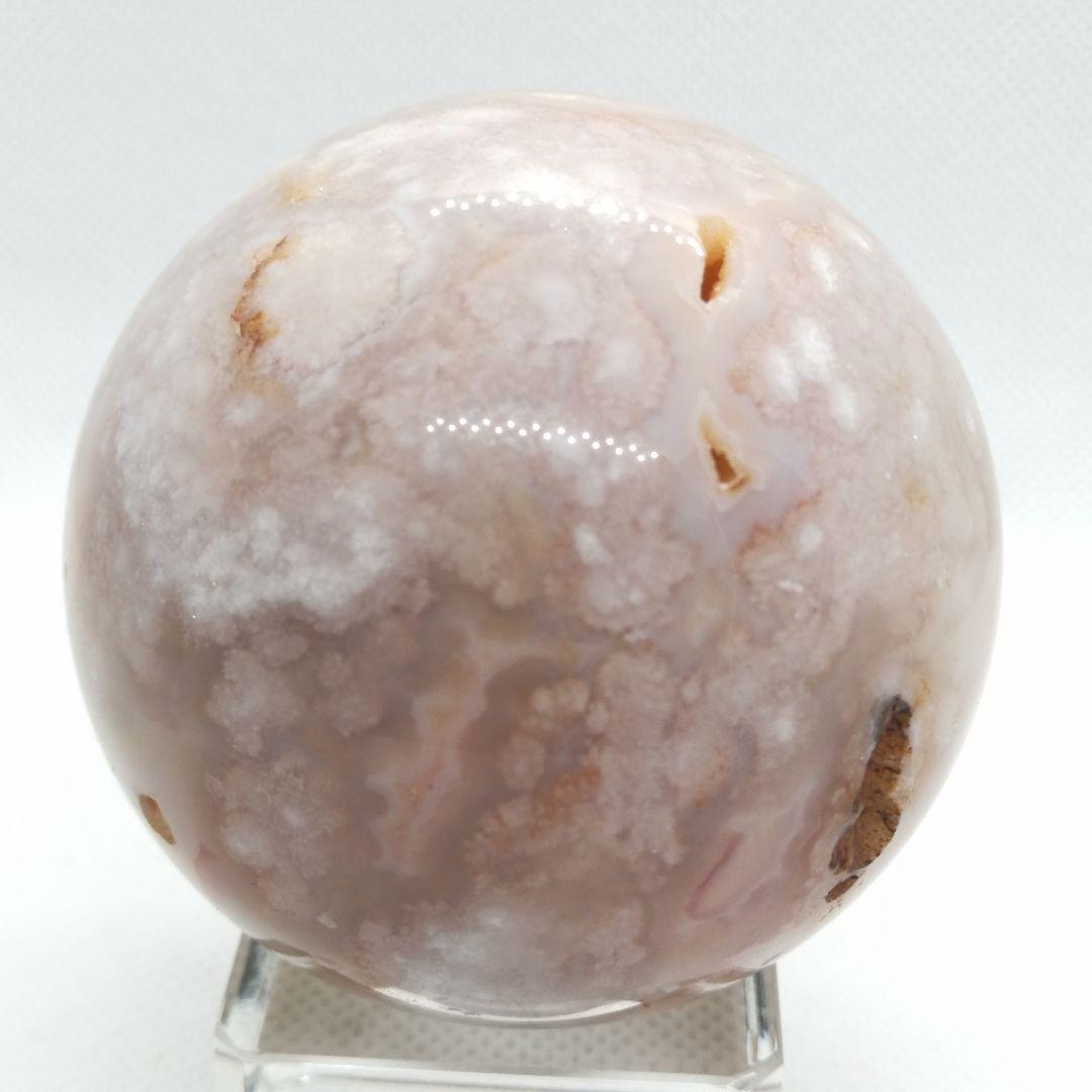 【新品】癒されカラーの瑪瑙のペイズリー柄や瑪瑙の川があるピンアメ　12-16