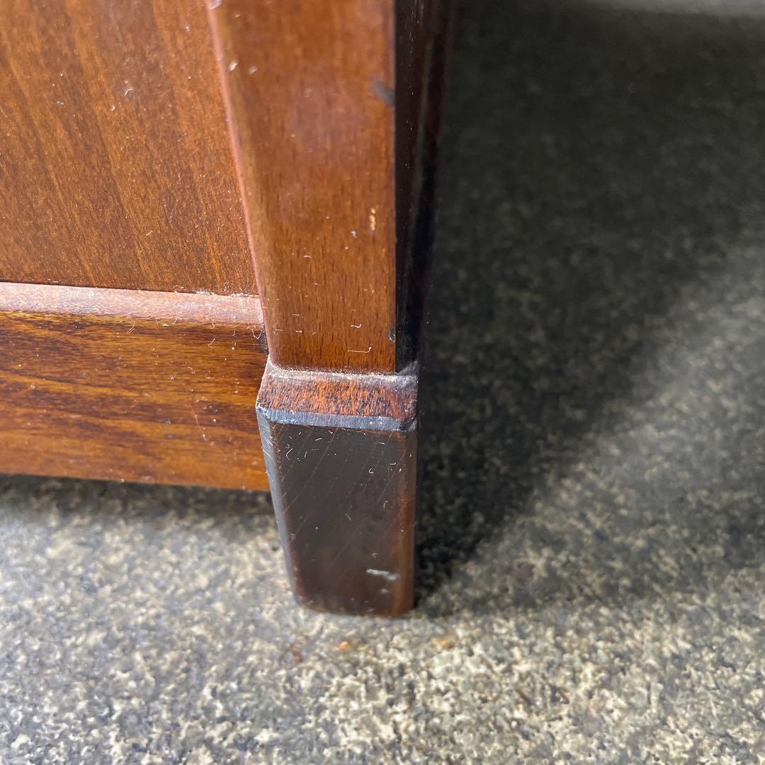 カリモク　コロニアル　電話台　FAX台　花台　飾り台　棚　天然木