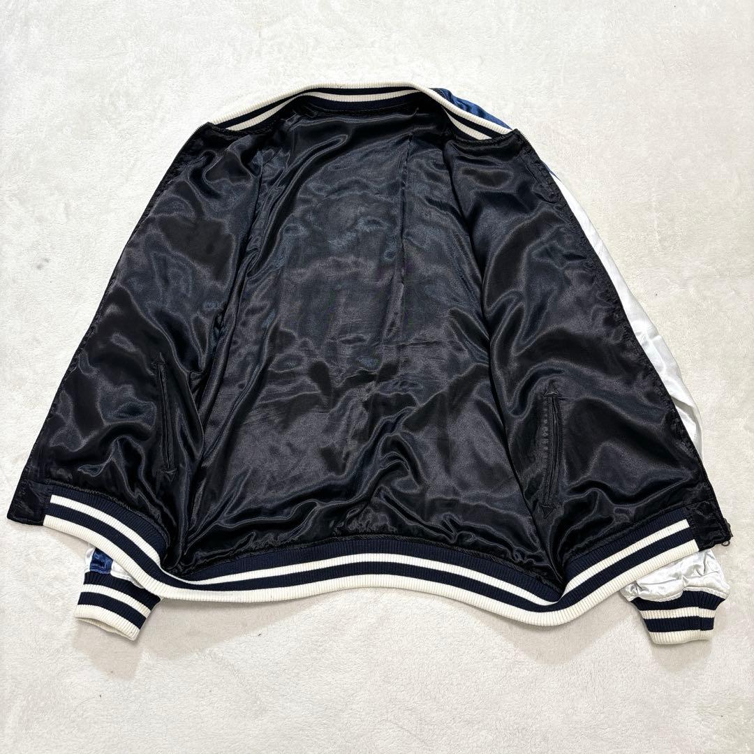 希少 AVIREX リバーシブル スカジャン レーヨン100% 2XL 3L