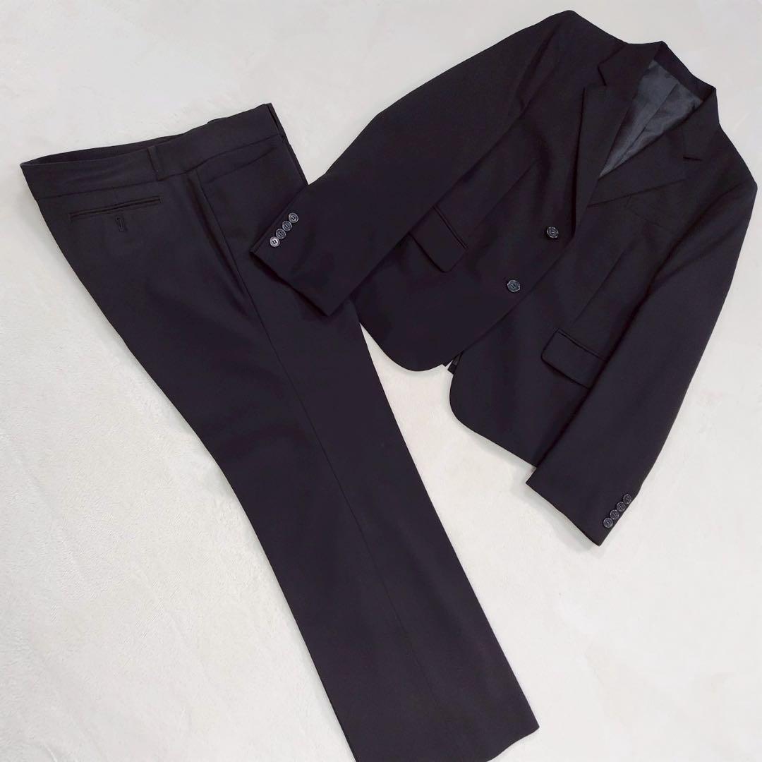 美品 IMGN セットアップ スーツ パンツ上下セット 就活 リクルート ママ
