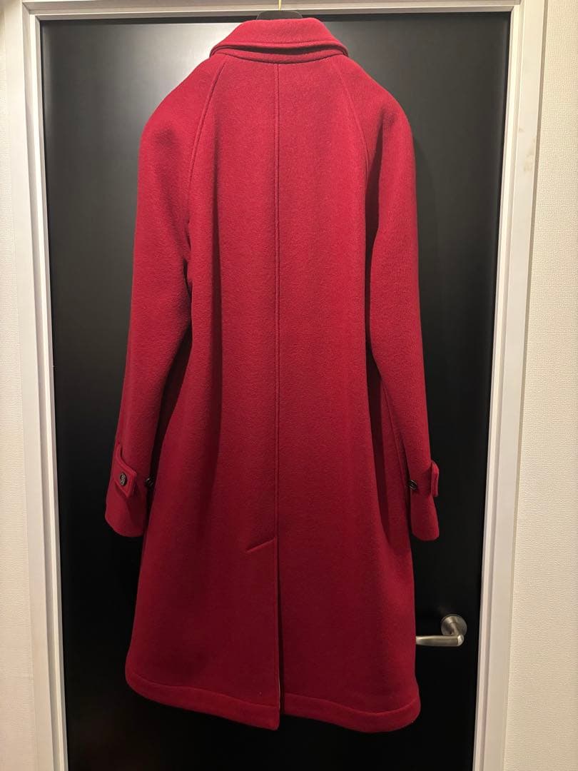 マルニ　ステンカラーコート 44 バーガンディ オーバーサイズ