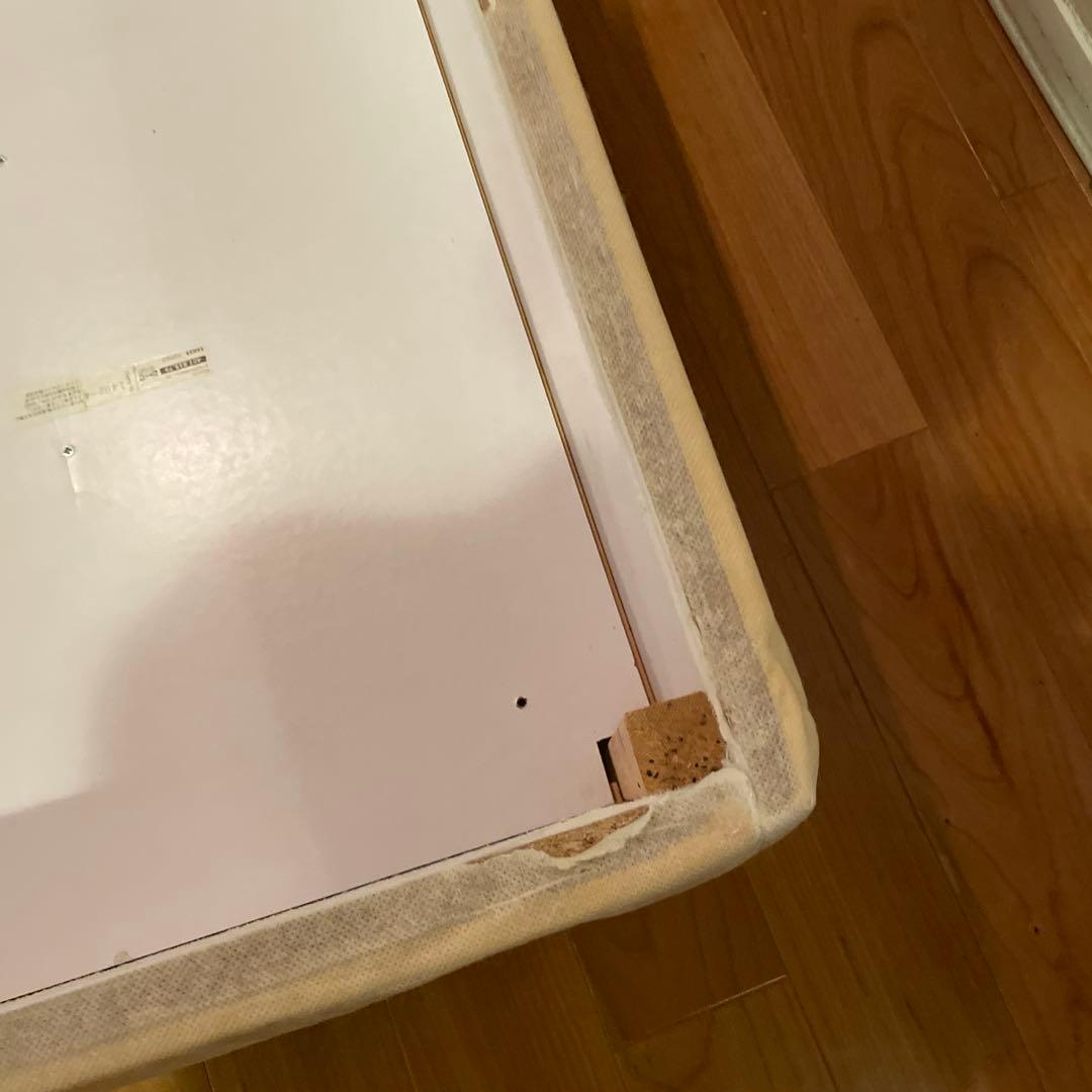 IKEA 収納付きオットマン ホワイト　★新品カバー付