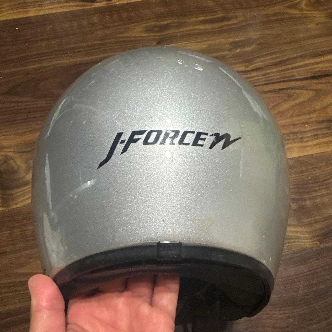 SHOEI ジェットヘルメット シルバー　JFORCE 希少　当時物