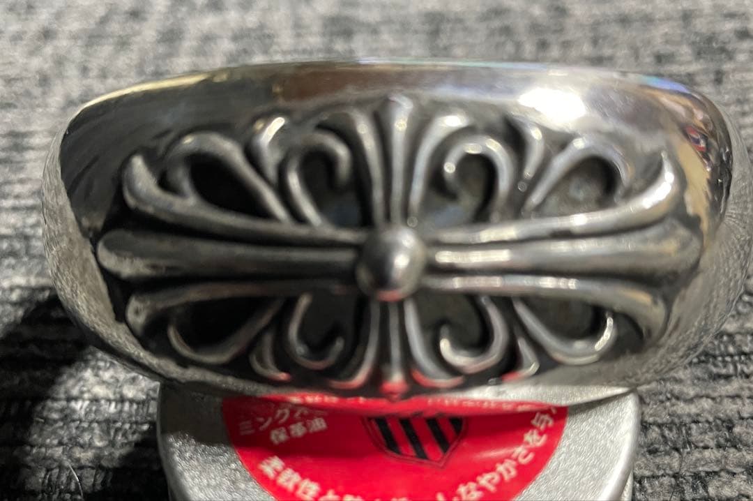 出品10/3まで シルバー925バングル フローラルクロス