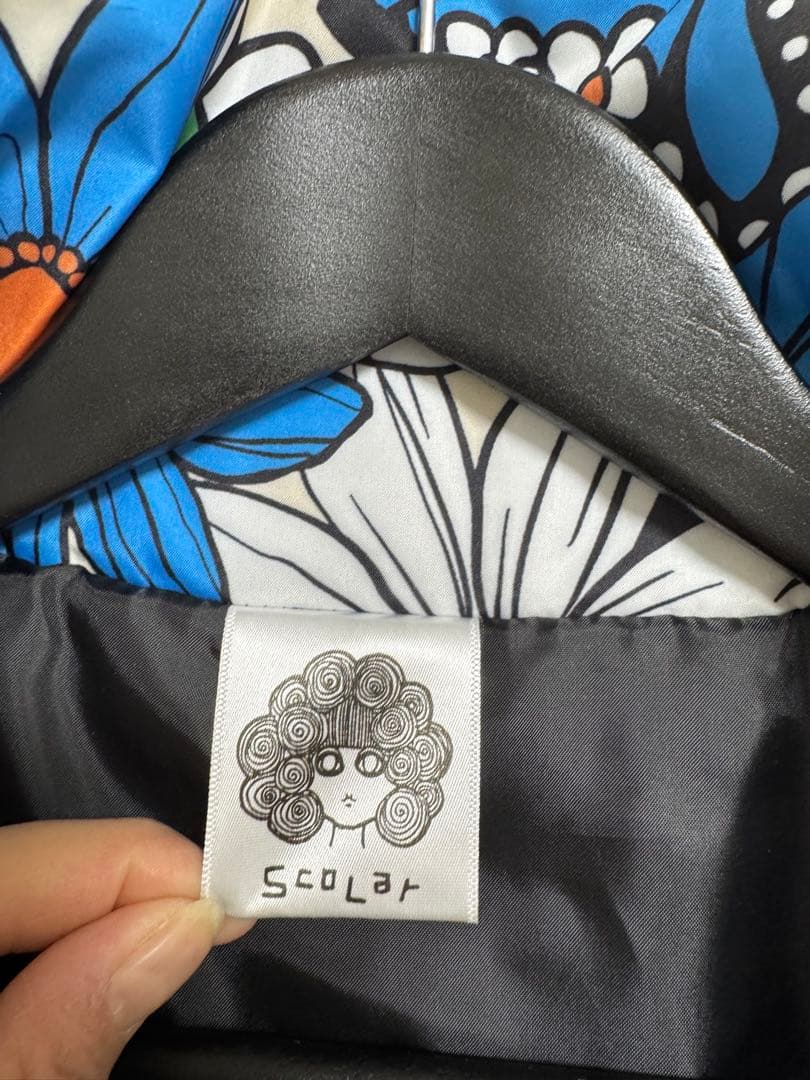 ScoLar 花柄ダウンジャケット