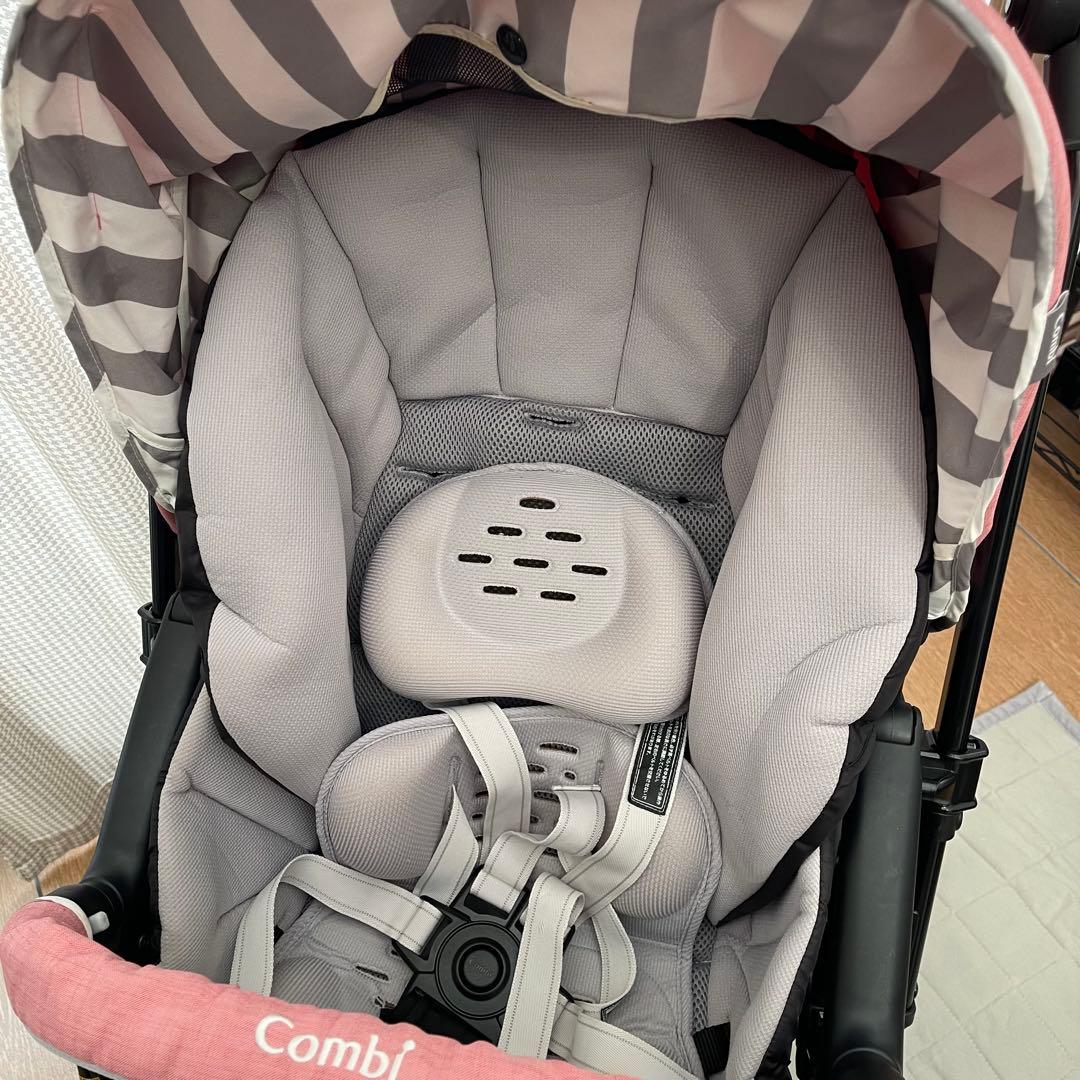 コンビ　ハイシート　両対面　ベビーカー スゴカルα 4キャス　コンパクト