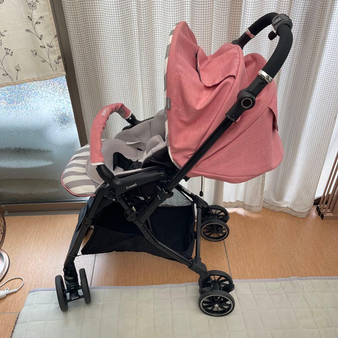 コンビ　ハイシート　両対面　ベビーカー スゴカルα 4キャス　コンパクト