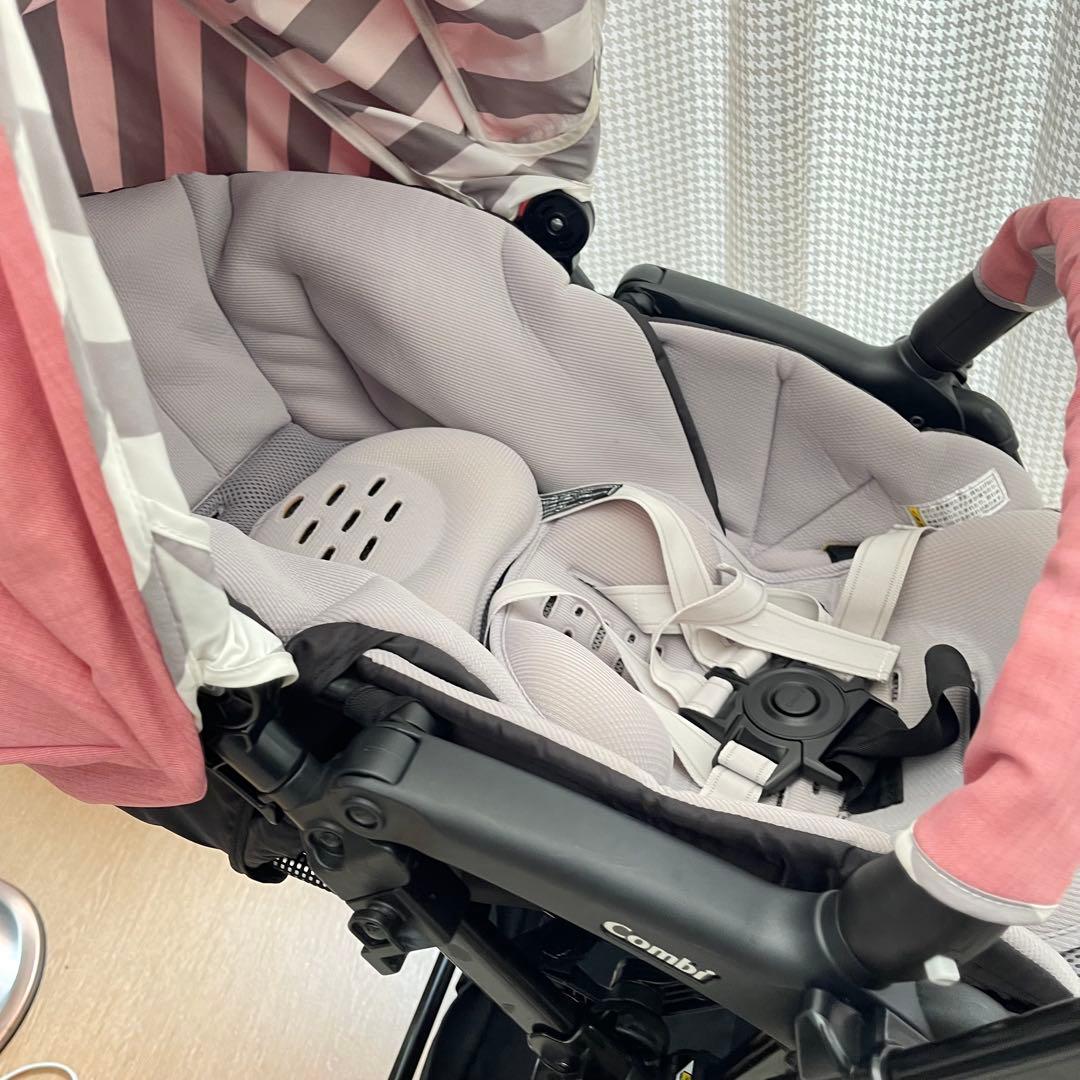 コンビ　ハイシート　両対面　ベビーカー スゴカルα 4キャス　コンパクト