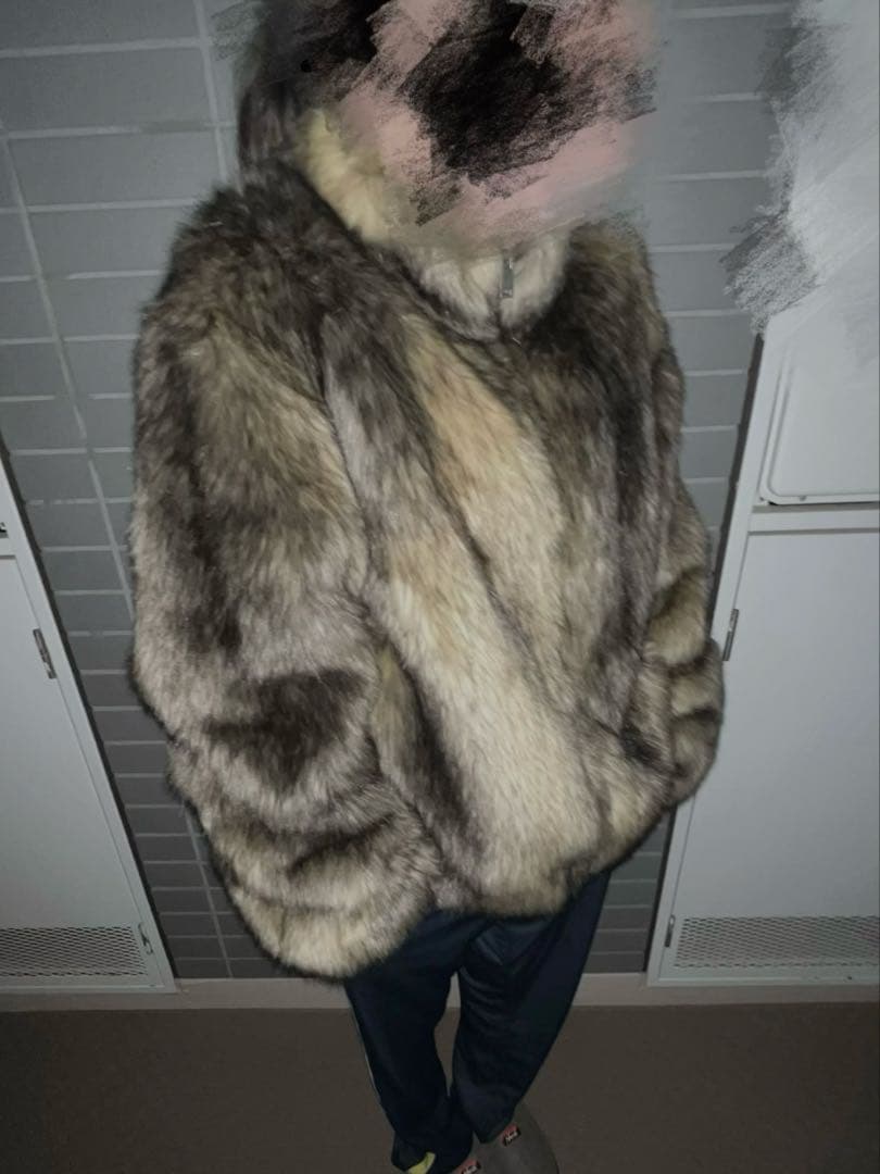 【希少】ZARAフェイクファーボンバージャケットファーブルゾンファージャケット