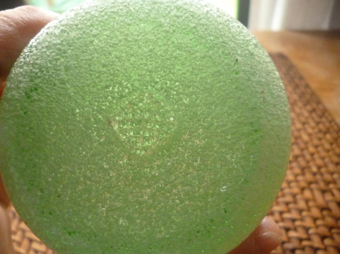 稲嶺盛吉、土紋シリーズ二色泡彩流グラス2個セット