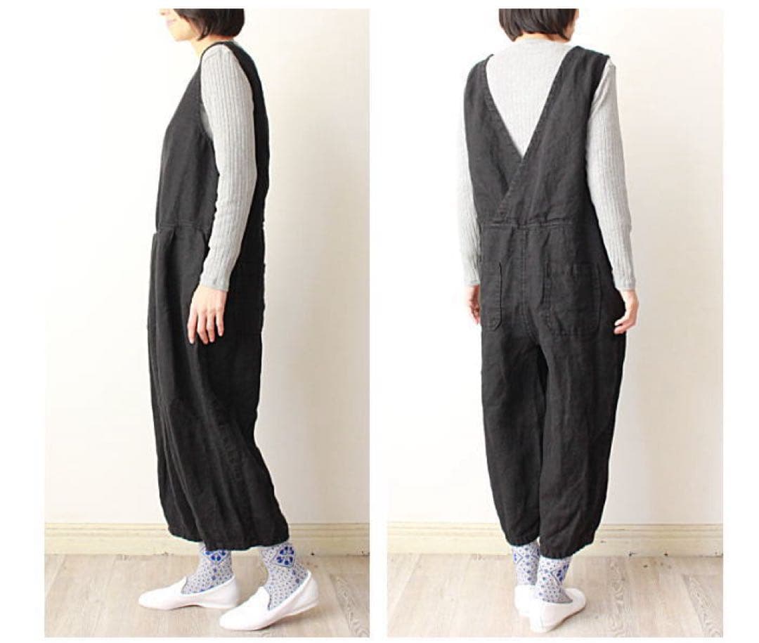 ☆とも☆ tumugu ツムグ リネン サロペットとワンピース