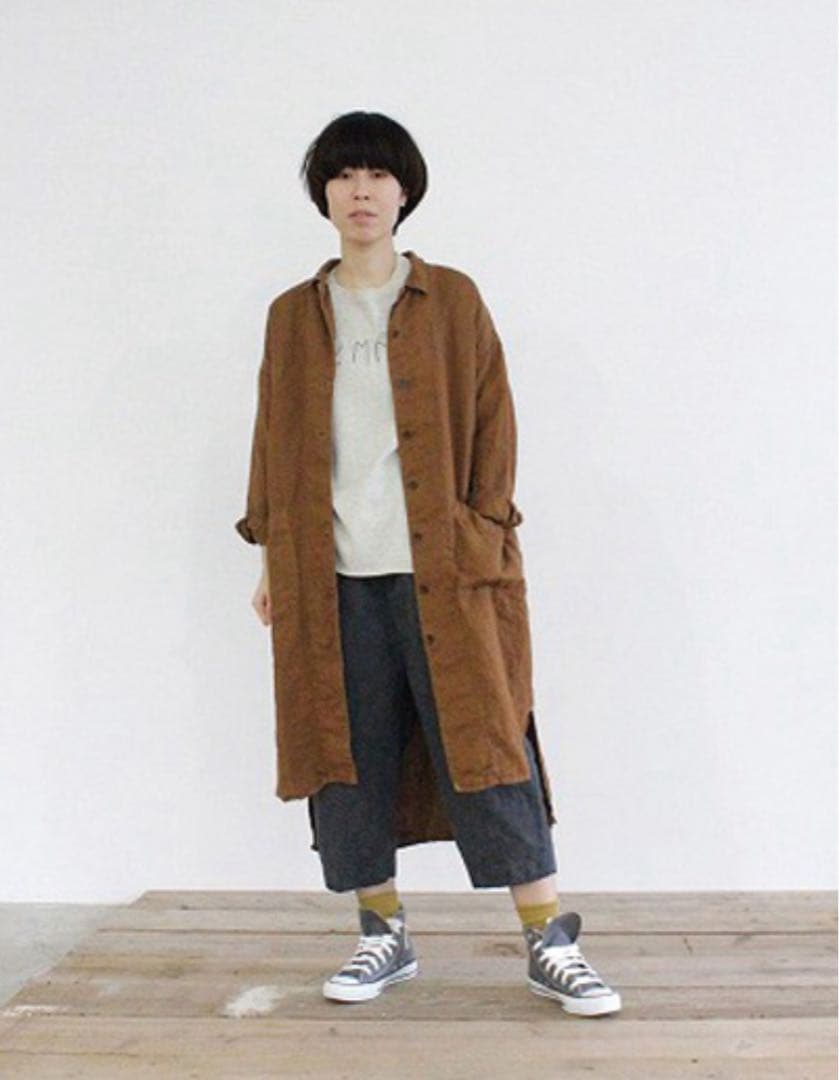 ☆とも☆ tumugu ツムグ リネン サロペットとワンピース