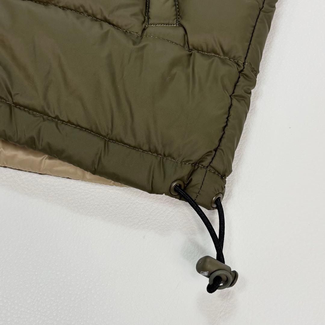 美品✨DANTON ダウンキルティングベスト　インナーダウン　 オリーブ　36