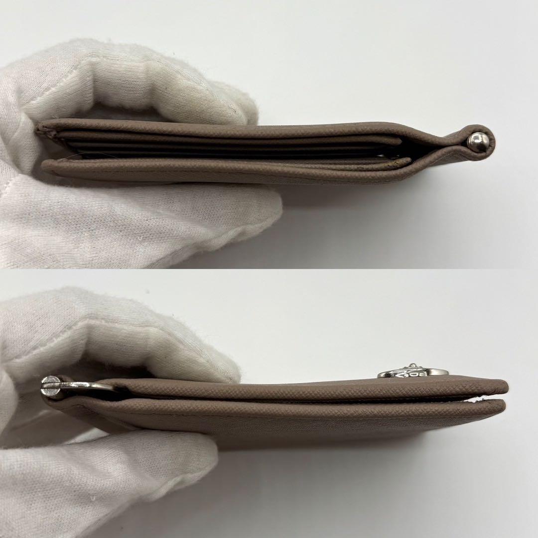【近年モデル】ヴィヴィアンウエストウッド マネークリップ オーブ金具 グレージュ