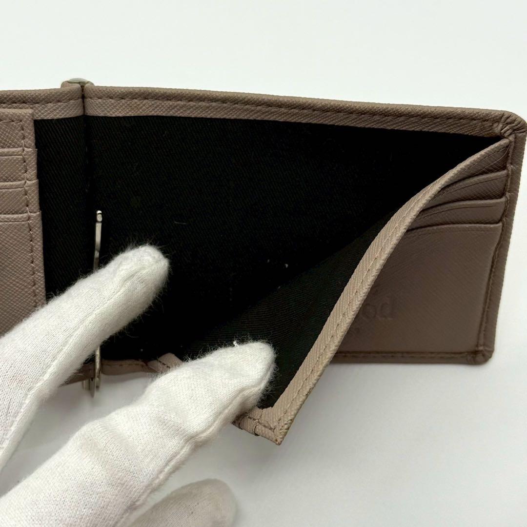 【近年モデル】ヴィヴィアンウエストウッド マネークリップ オーブ金具 グレージュ