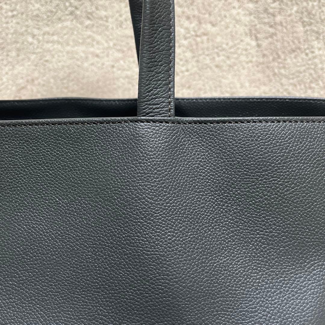 ✨美品✨ビジネスレザーファクトリー トートバック　ブラックオリーブ
