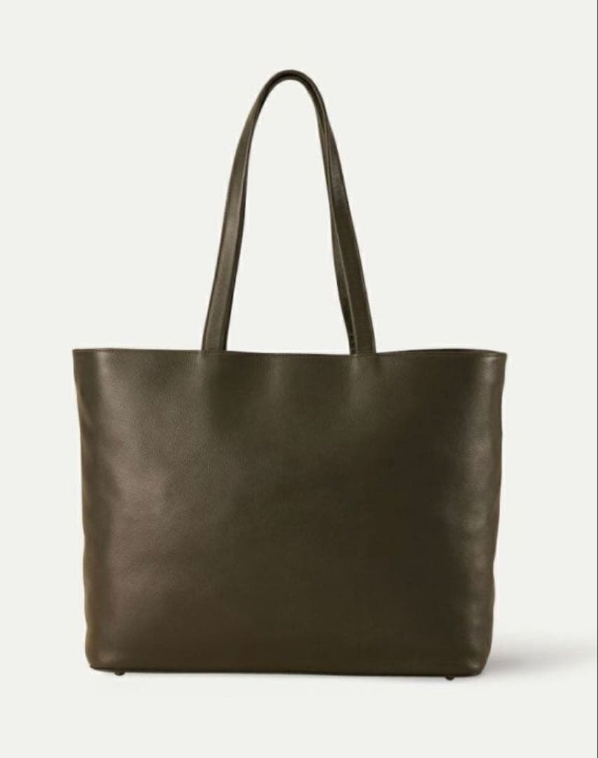 ✨美品✨ビジネスレザーファクトリー トートバック　ブラックオリーブ