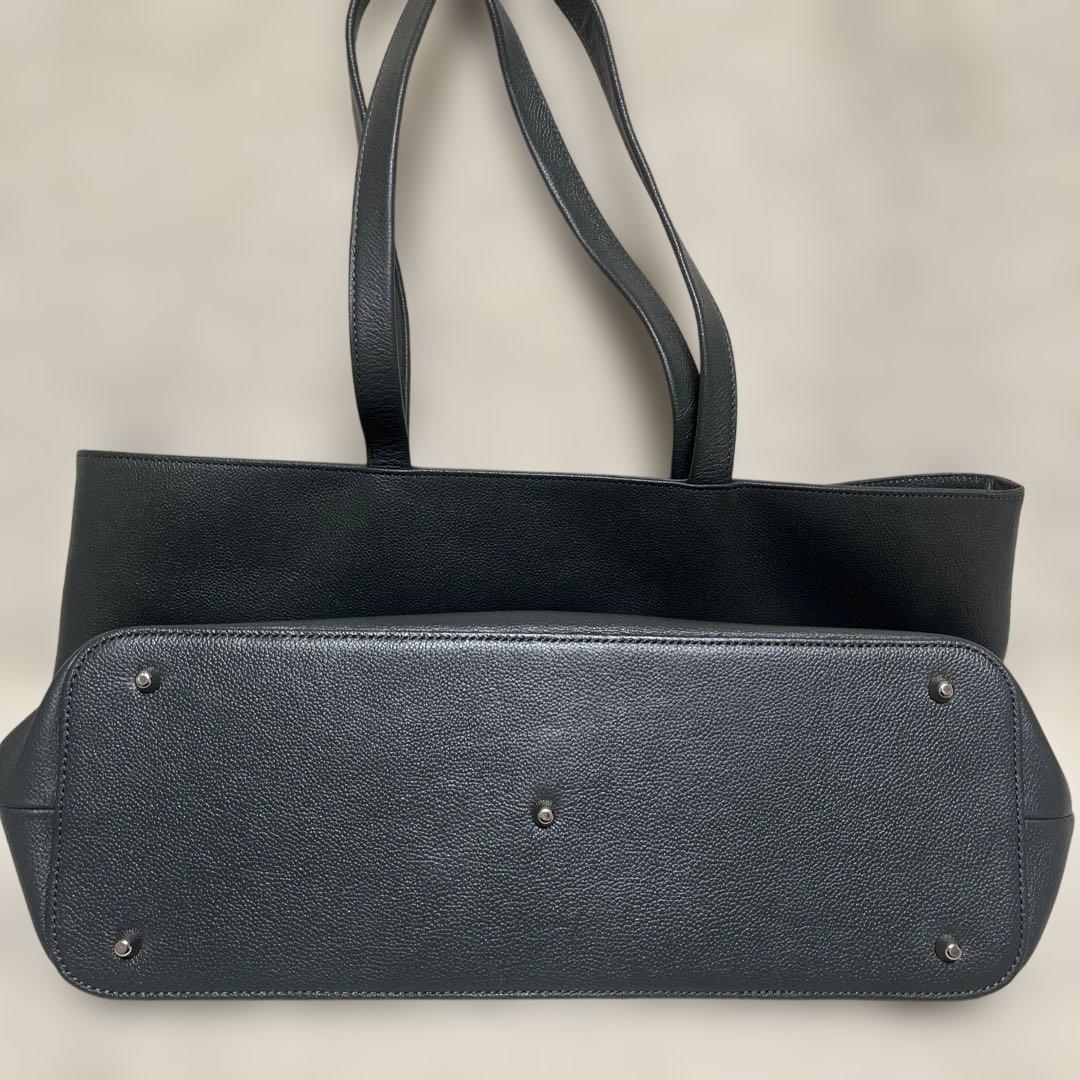 ✨美品✨ビジネスレザーファクトリー トートバック　ブラックオリーブ