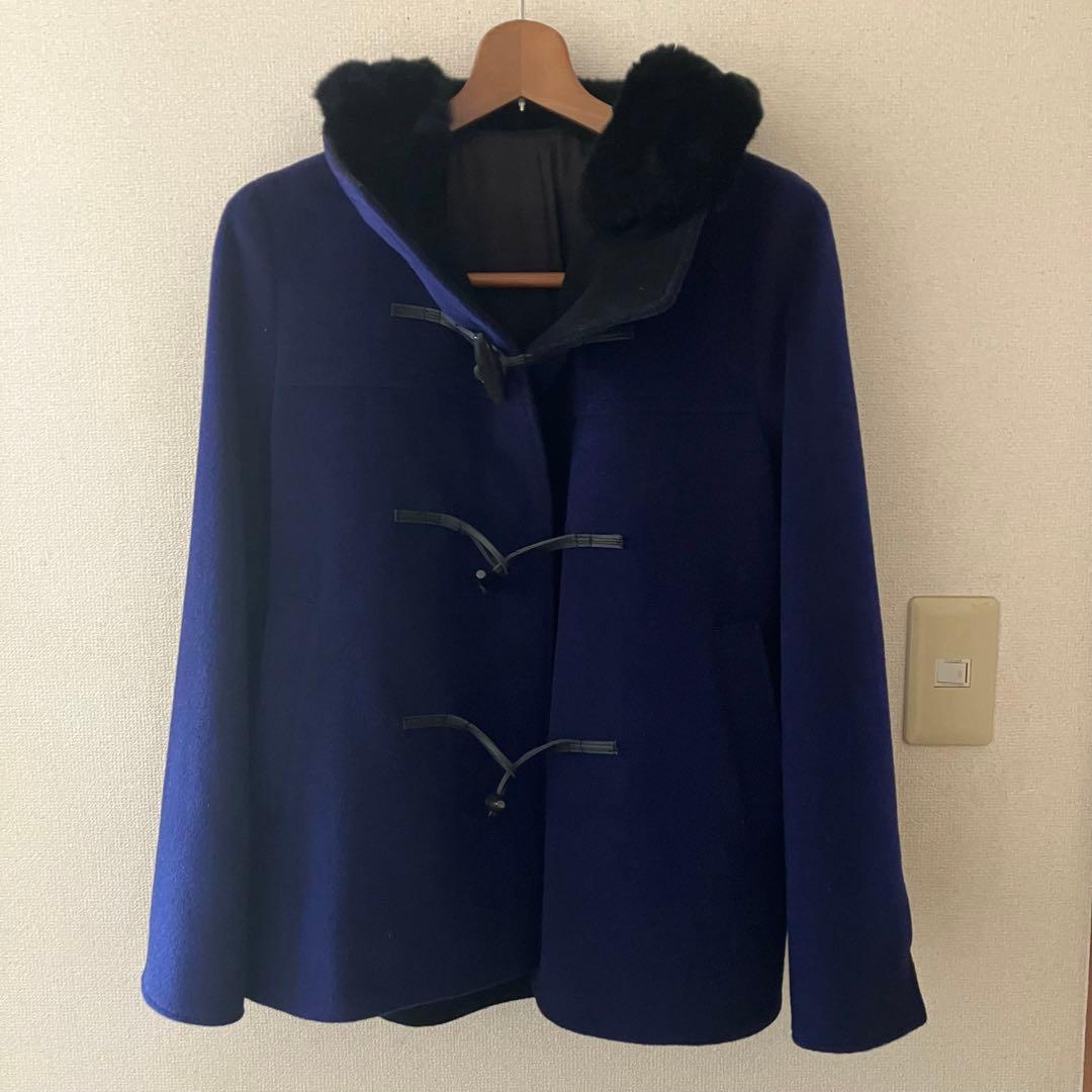 ダッフルコート　ファー付　ファイブフォックス　コムサデモード　キヨコタカセ