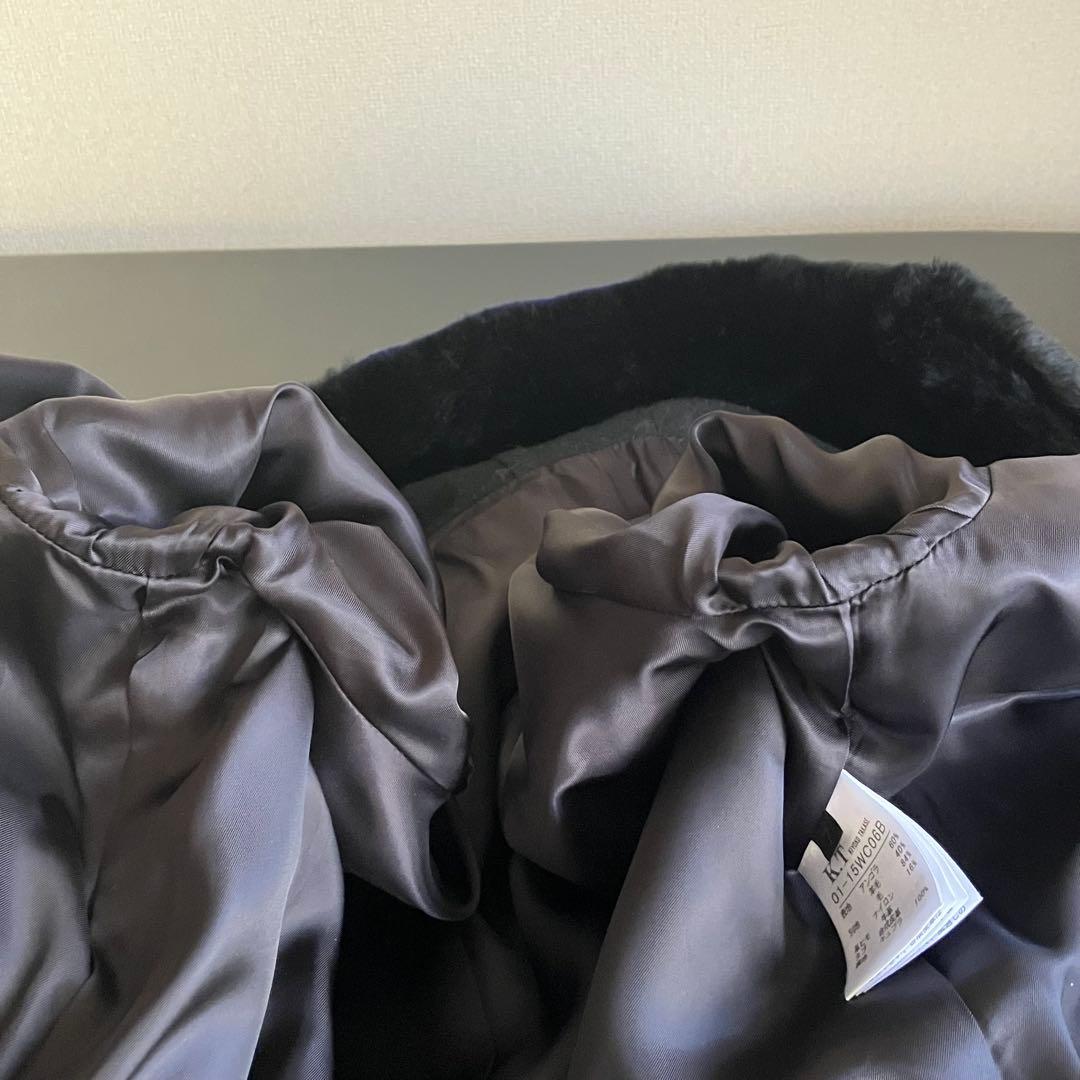 ダッフルコート　ファー付　ファイブフォックス　コムサデモード　キヨコタカセ