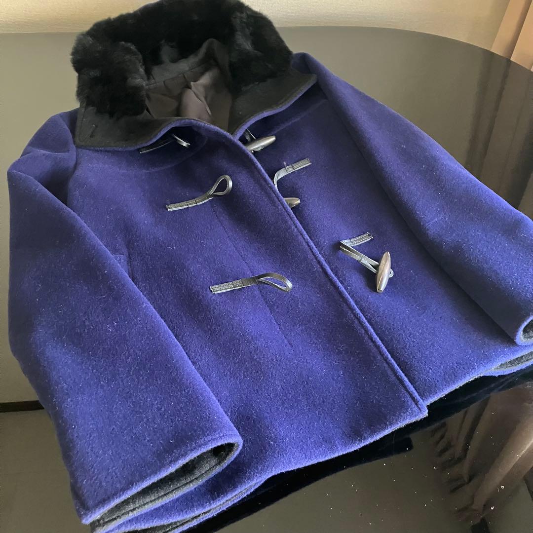 ダッフルコート　ファー付　ファイブフォックス　コムサデモード　キヨコタカセ