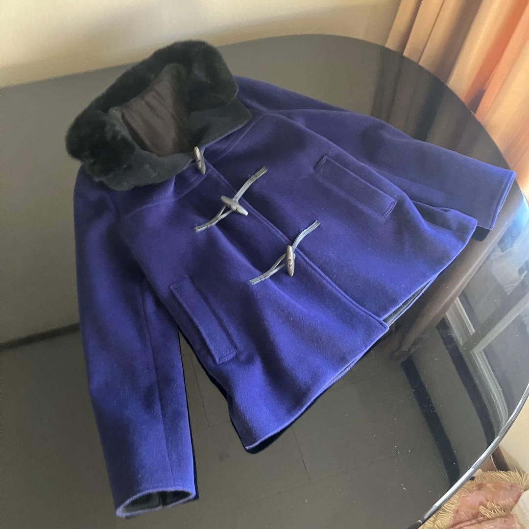 ダッフルコート　ファー付　ファイブフォックス　コムサデモード　キヨコタカセ