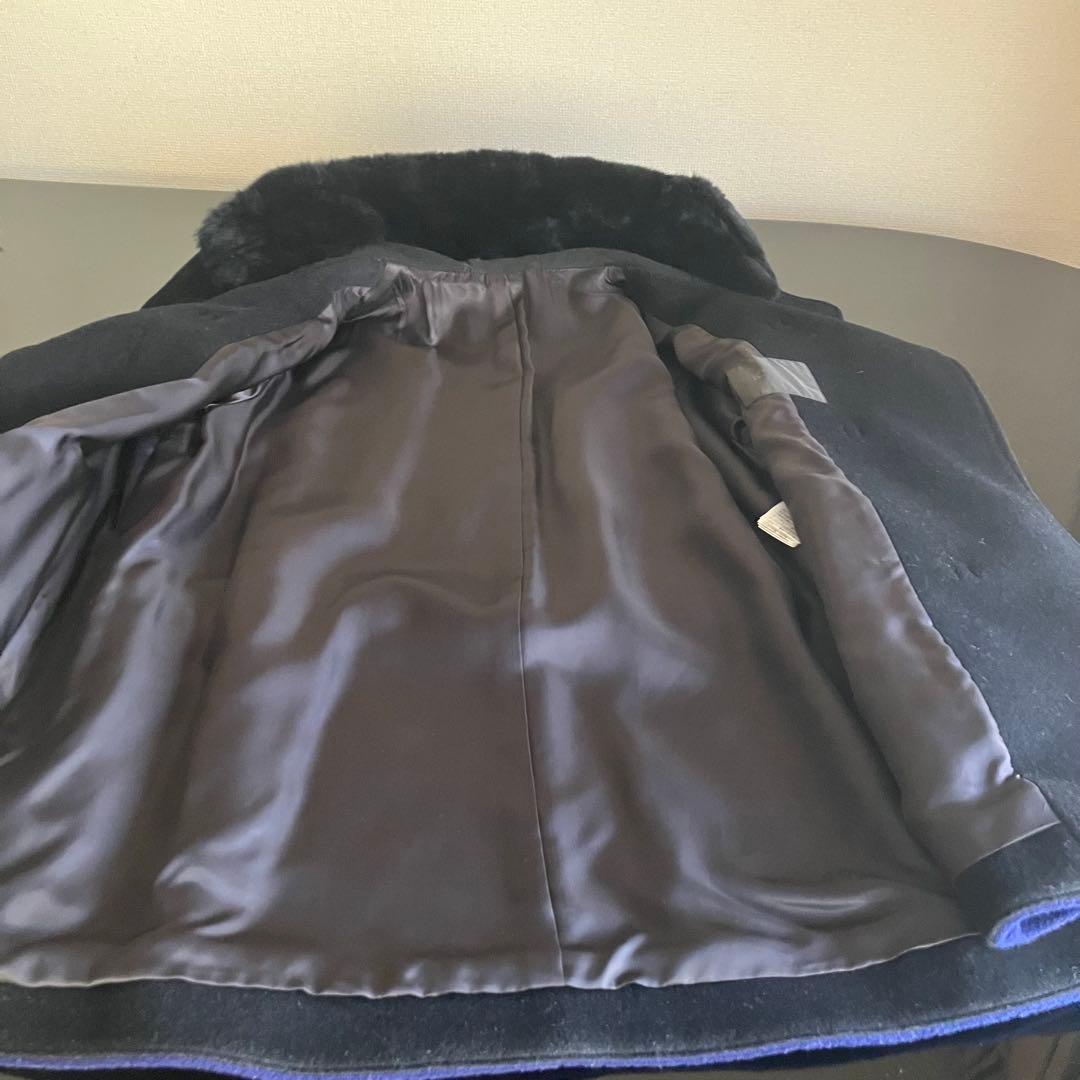 ダッフルコート　ファー付　ファイブフォックス　コムサデモード　キヨコタカセ