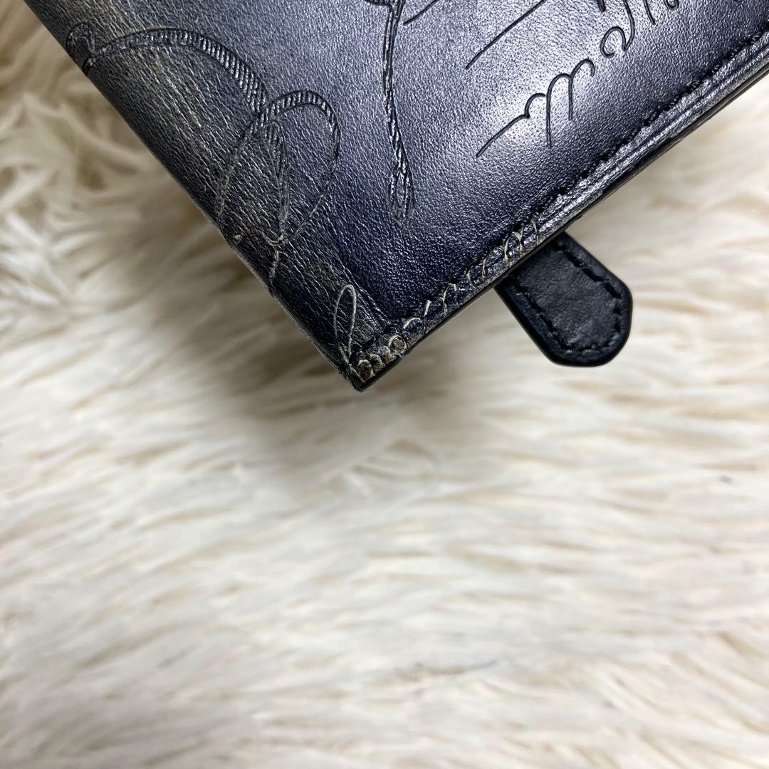 Berluti ベルルッティ サンタル カリグラフィ 折り財布