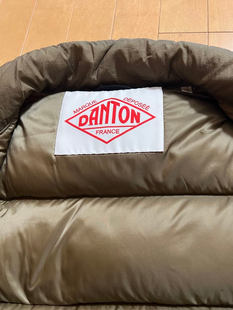 DANTON ブラウン ダウンベスト