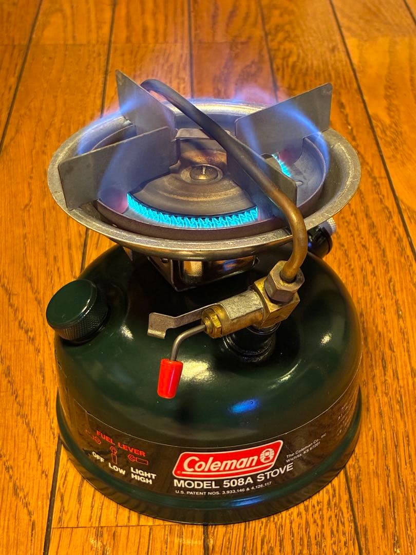 Coleman 508A ストーブ　コールマン　シングルバーナー　ケース付き