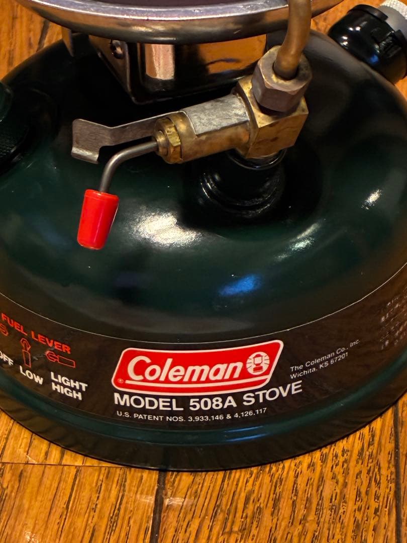 Coleman 508A ストーブ　コールマン　シングルバーナー　ケース付き