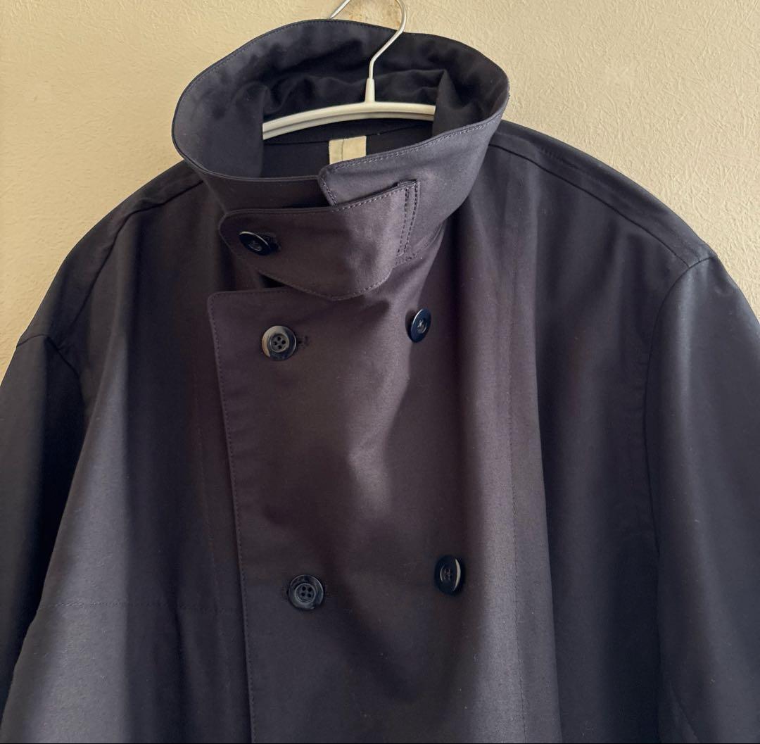 美品　マスノウデザイン　ロングコート　ネイビーサイズ2 ユニセックス