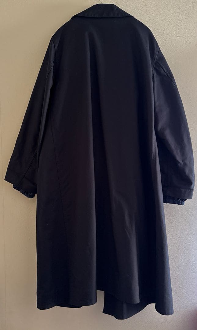 美品　マスノウデザイン　ロングコート　ネイビーサイズ2 ユニセックス