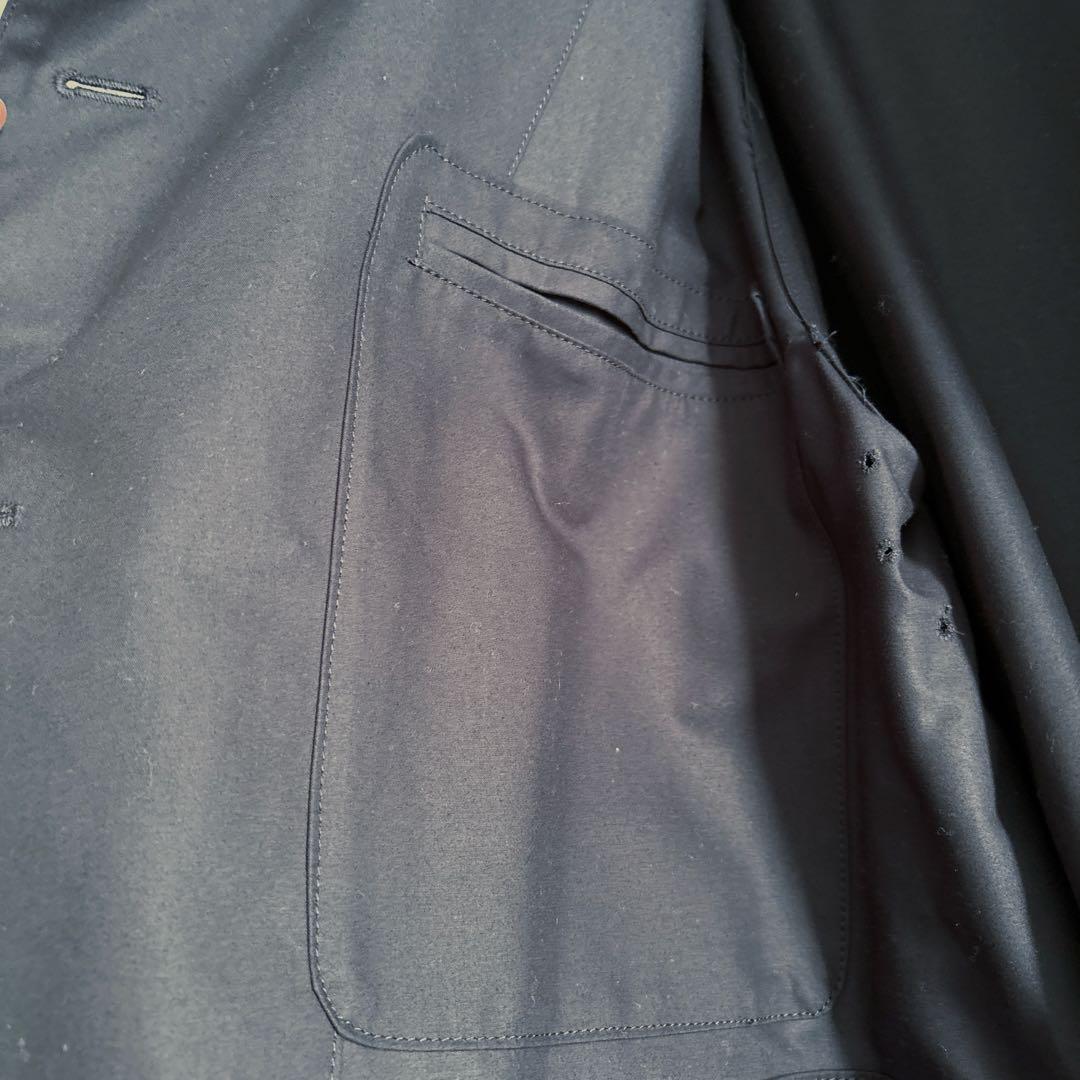 美品　マスノウデザイン　ロングコート　ネイビーサイズ2 ユニセックス