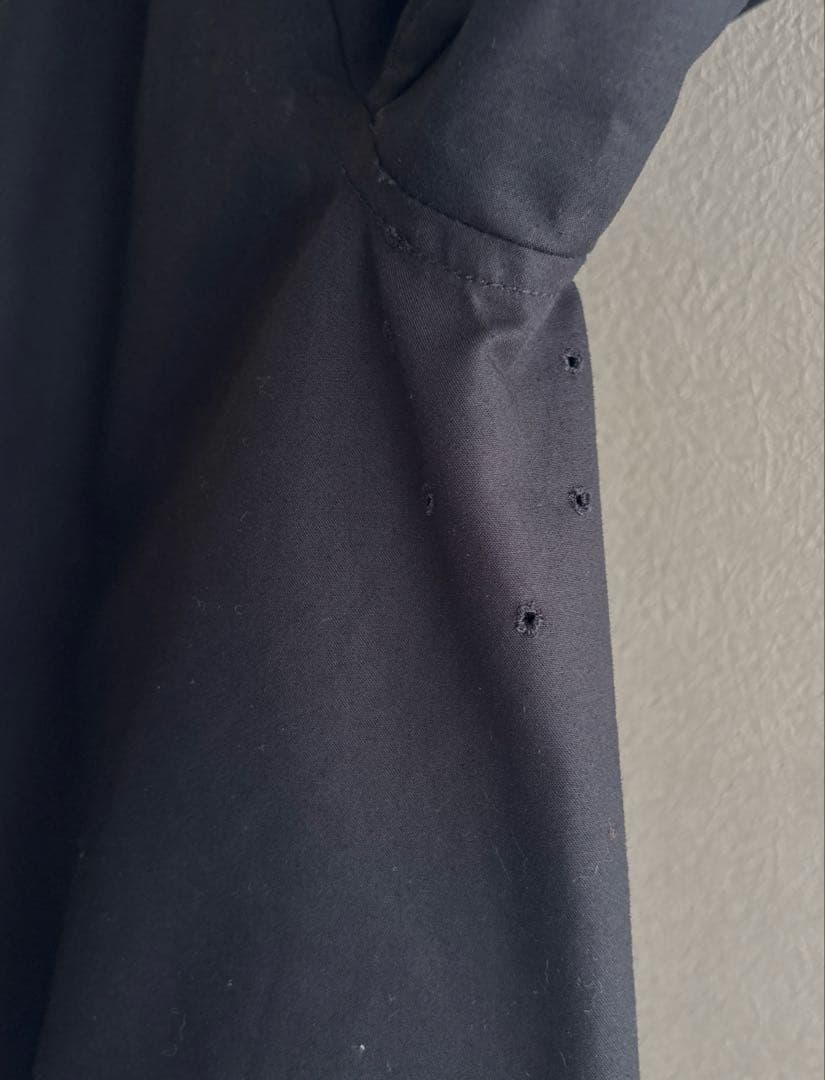 美品　マスノウデザイン　ロングコート　ネイビーサイズ2 ユニセックス