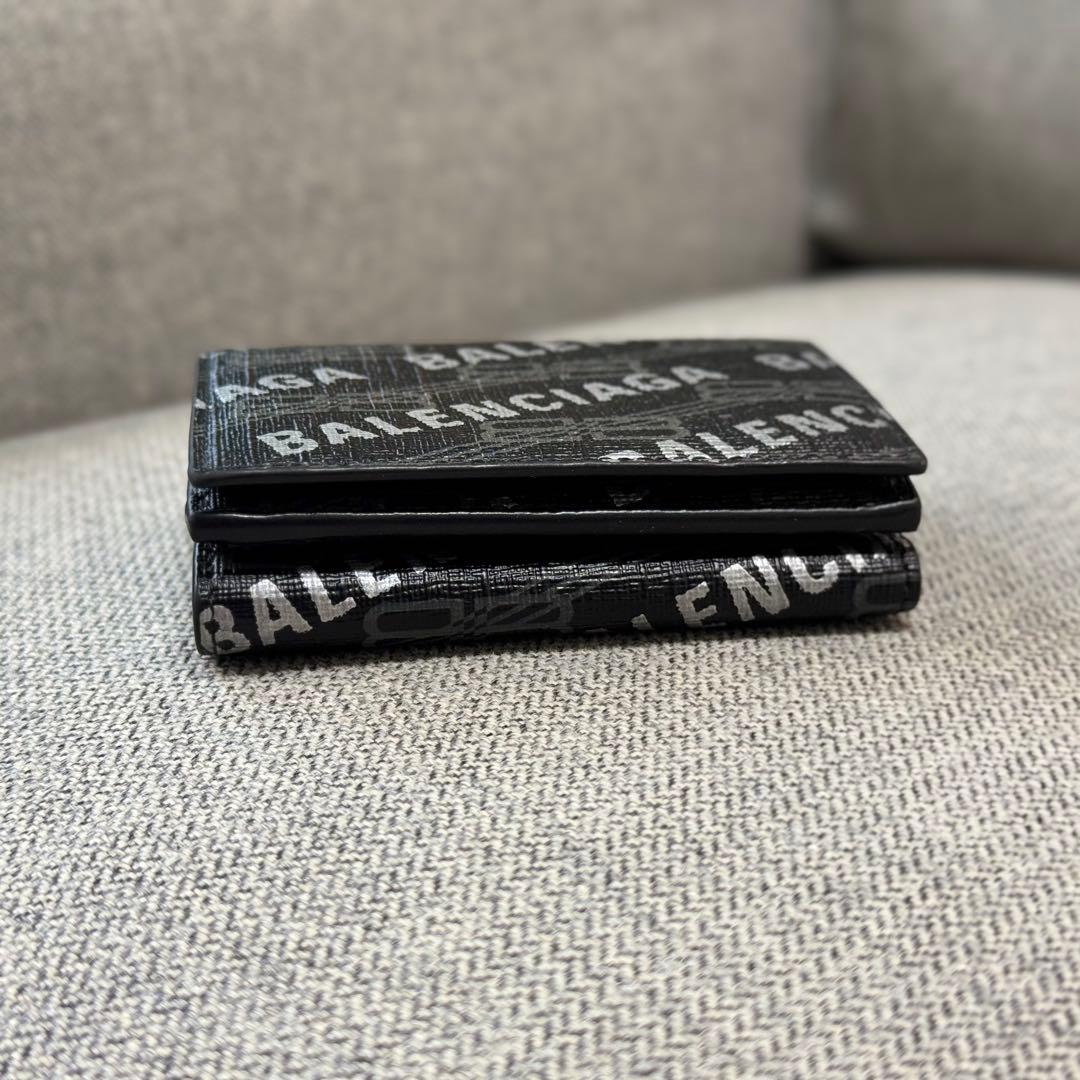 BALENCIAGA バレンシアガ BBモノグラム コンパクトウォレット