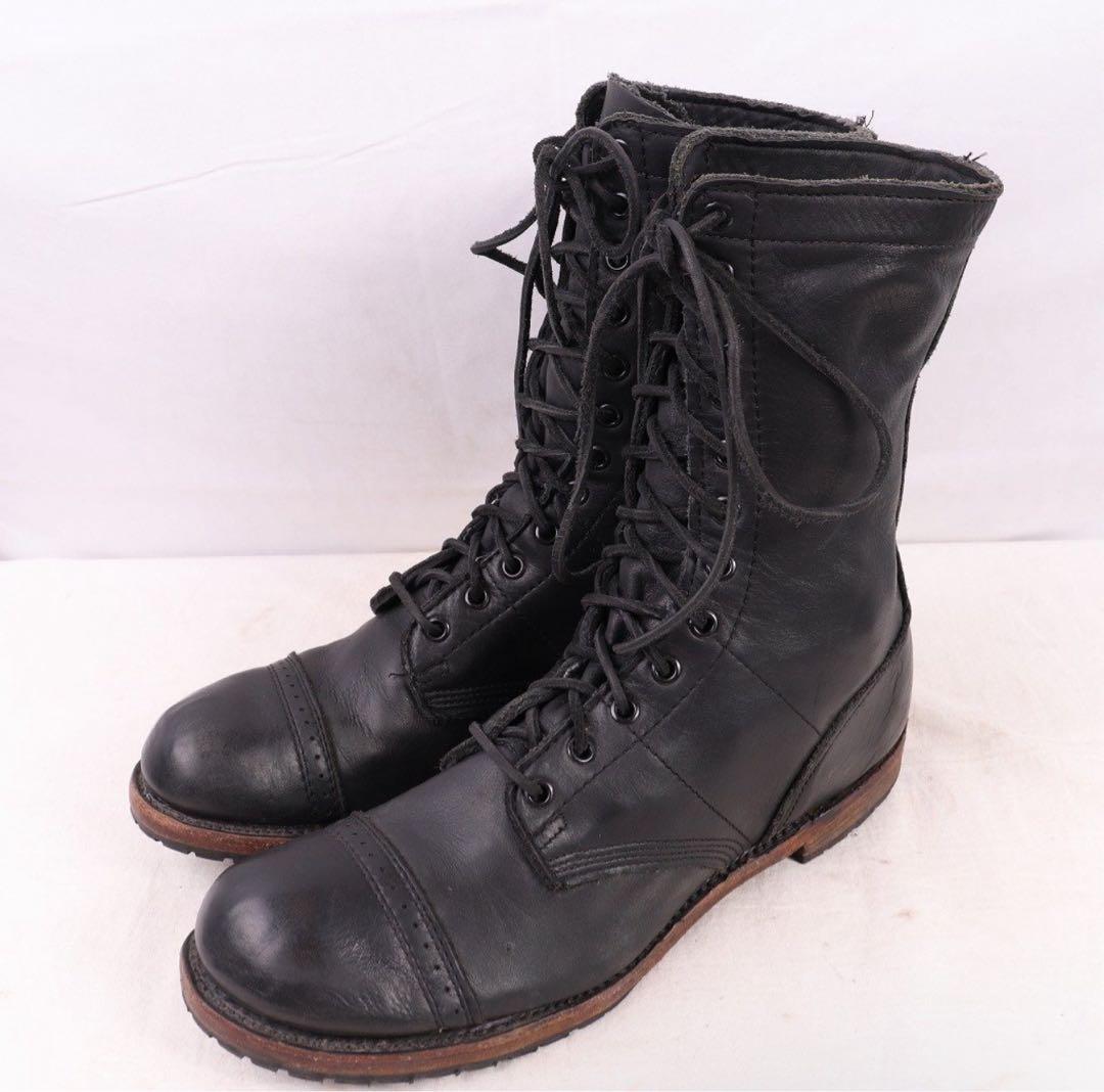 USA製9 1/2パンチドキャップトゥ パラシュート ブーツ　ジャンプブーツ
