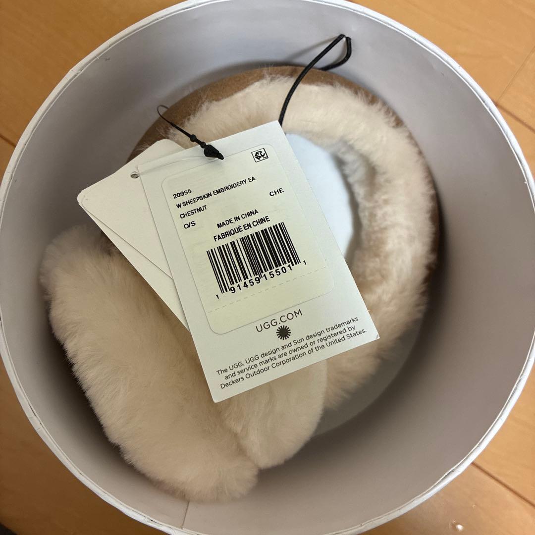 ［新品未使用］UGG シープスキン イヤーマフ Chestnut