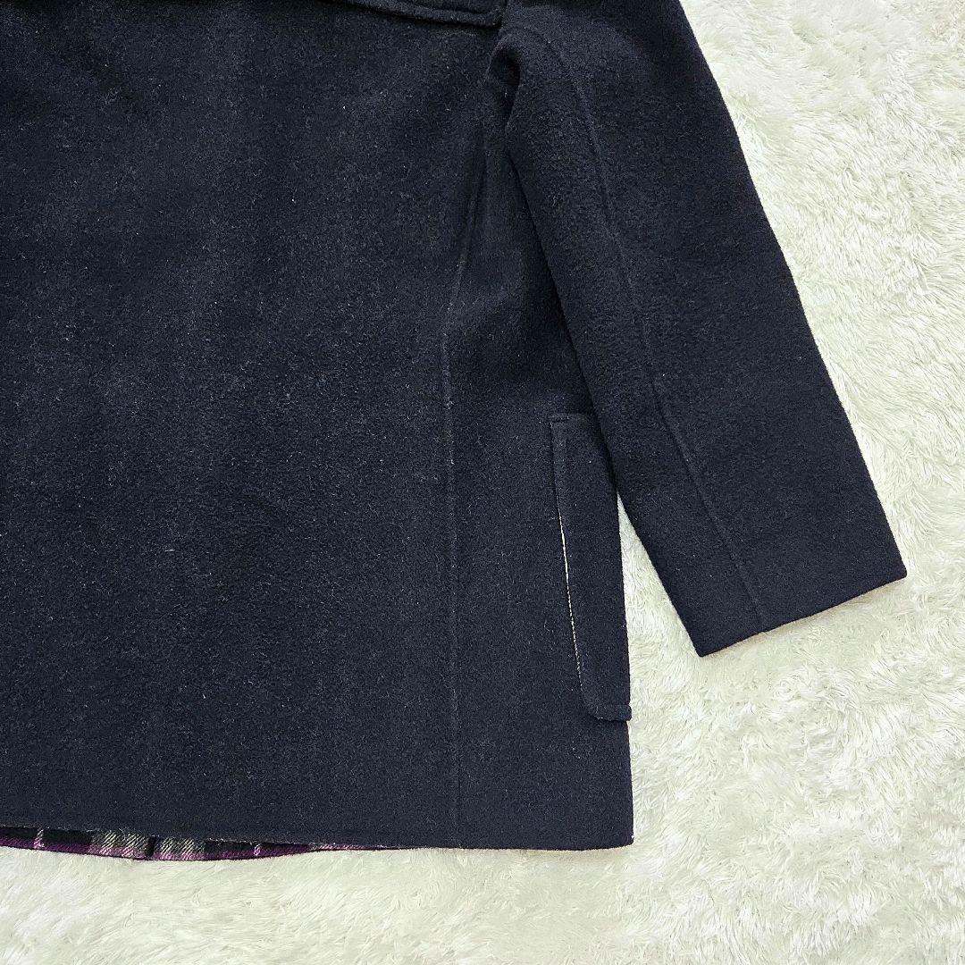 BURBERRY LONDON ダッフルコート 13 ウール100% ネイビー