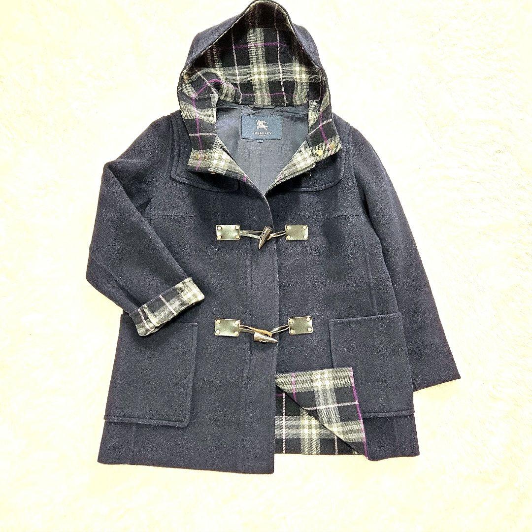 BURBERRY LONDON ダッフルコート 13 ウール100% ネイビー