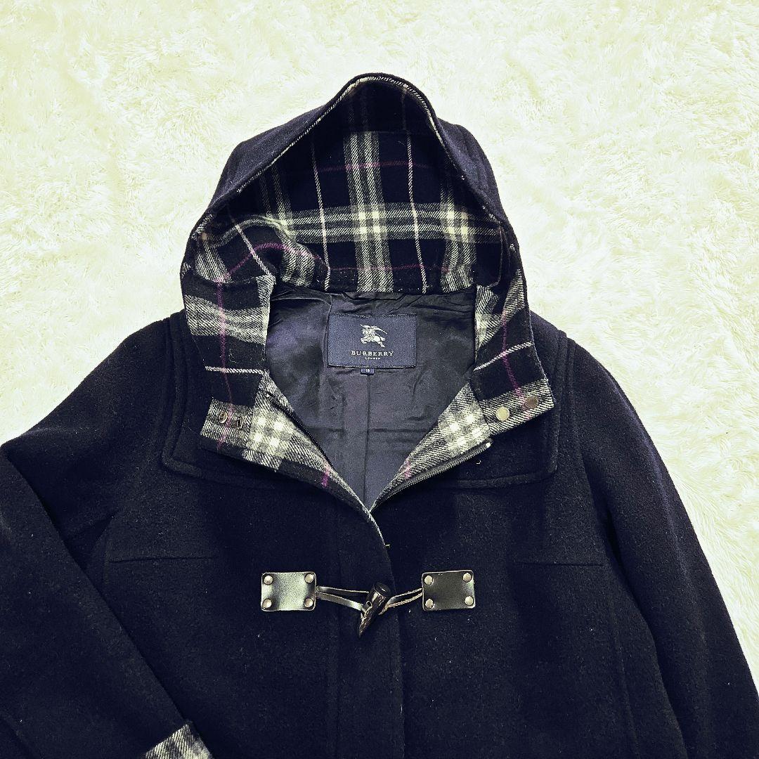BURBERRY LONDON ダッフルコート 13 ウール100% ネイビー