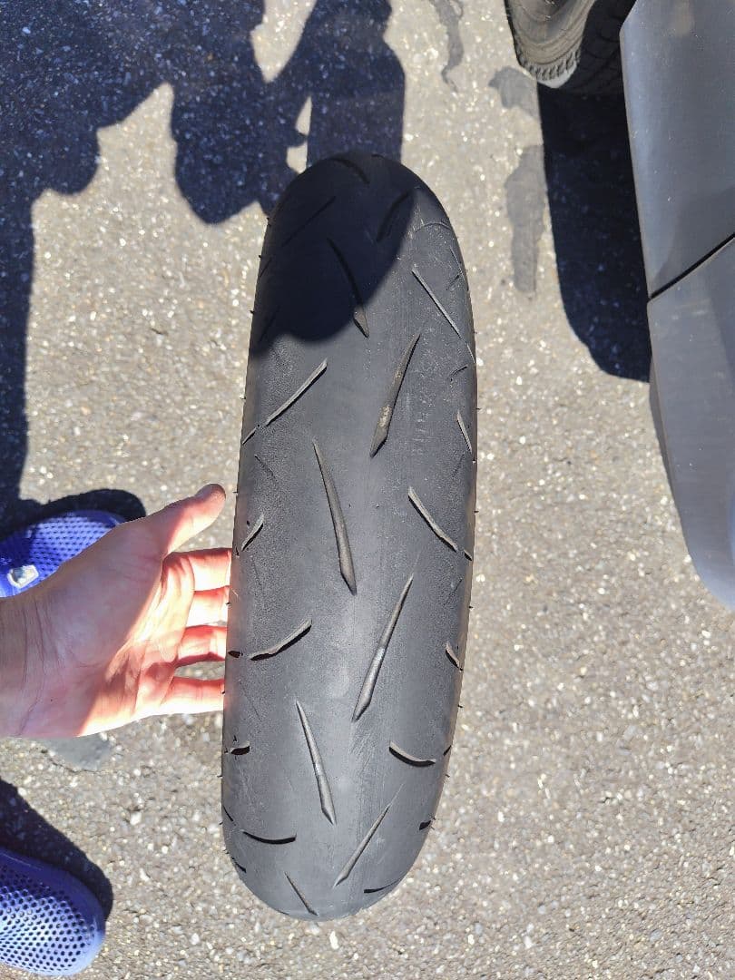 DUNLOP 中古 前後セット　120/70ZR17 180/55ZR17
