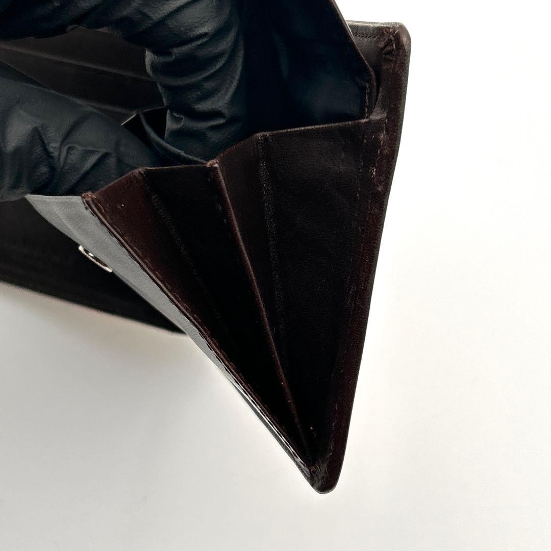 BURBERRY バーバリー 二つ折り財布 レザー チェック柄 高級 良品