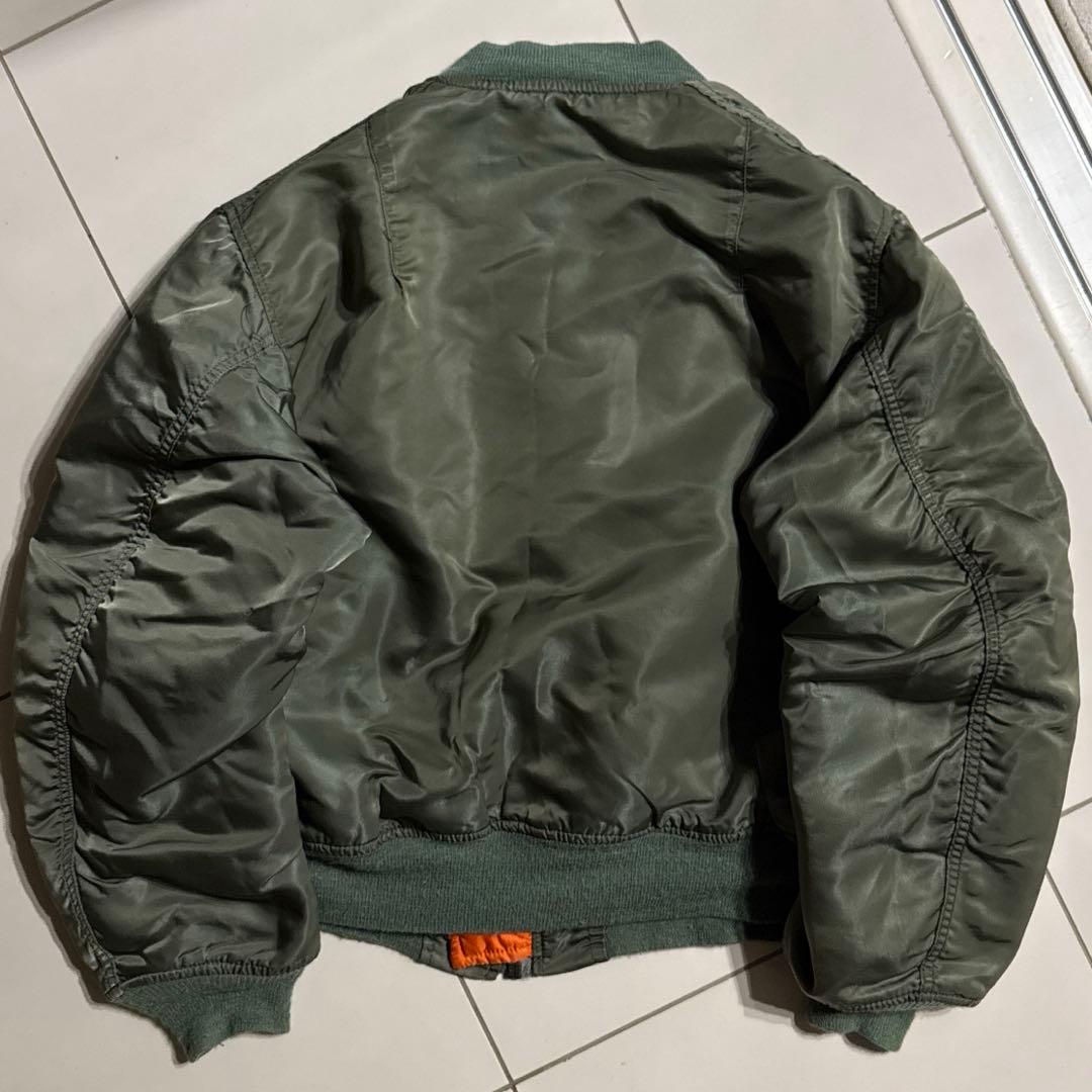80's アメリカ製 ALPHA INDUSTRIES MA-1 旧モデル L