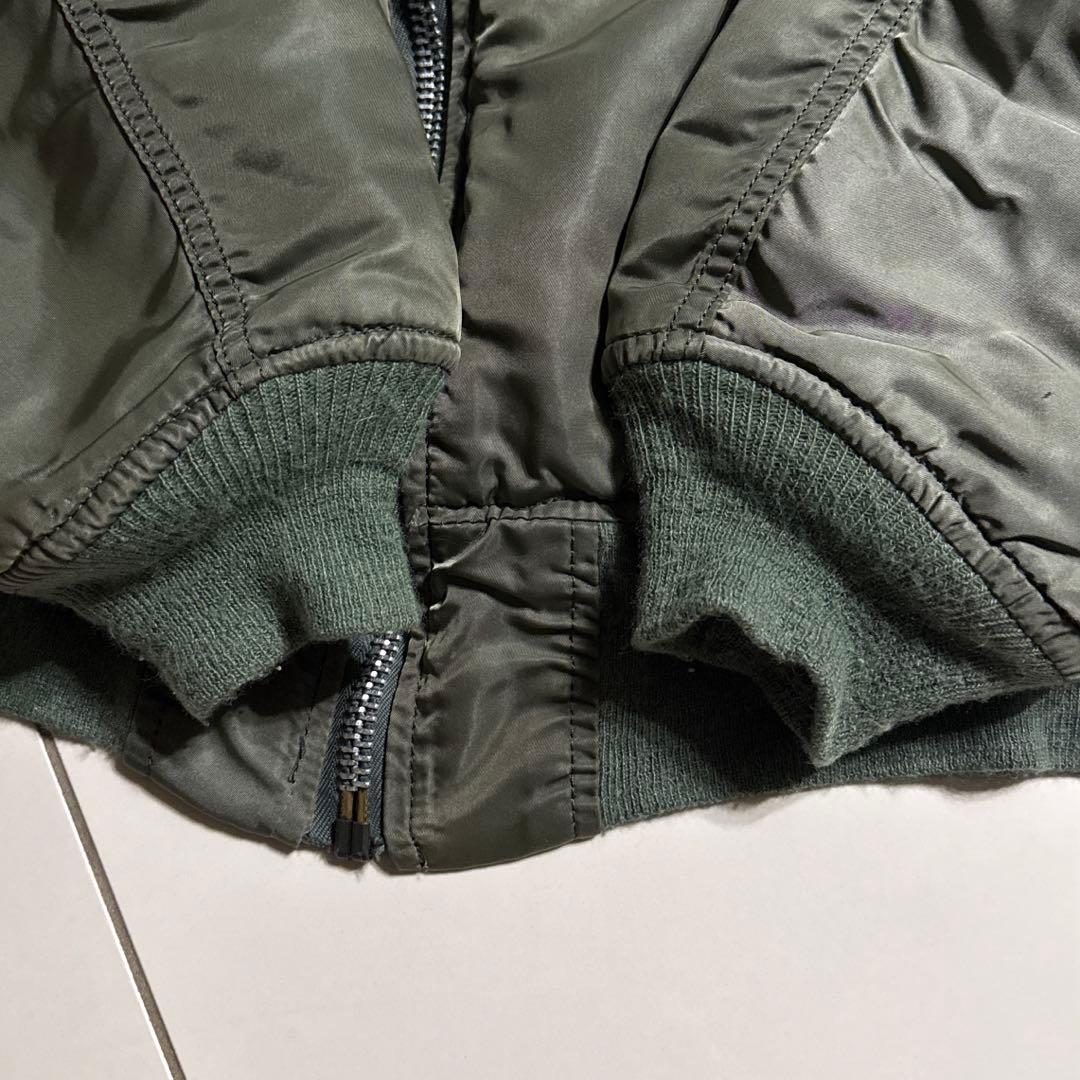 80's アメリカ製 ALPHA INDUSTRIES MA-1 旧モデル L