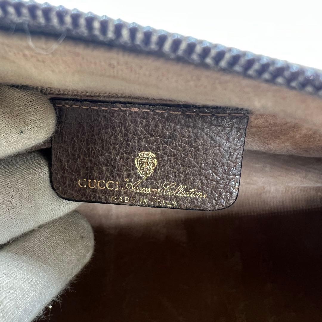 【極美品】グッチ ミニボストンバッグ GG シェリーライン