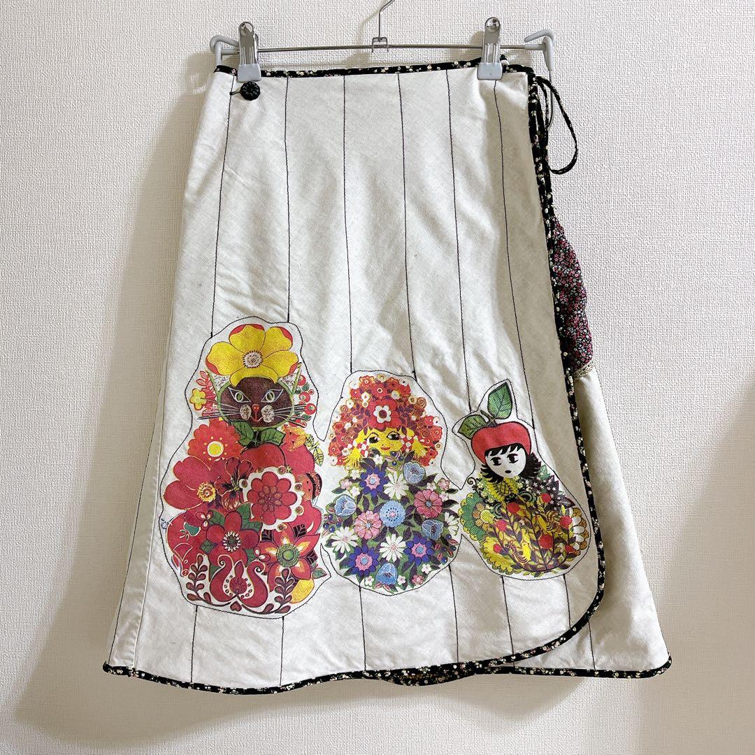 あちゃちゅむムチャチャ　マトリョーシカ巻きスカート