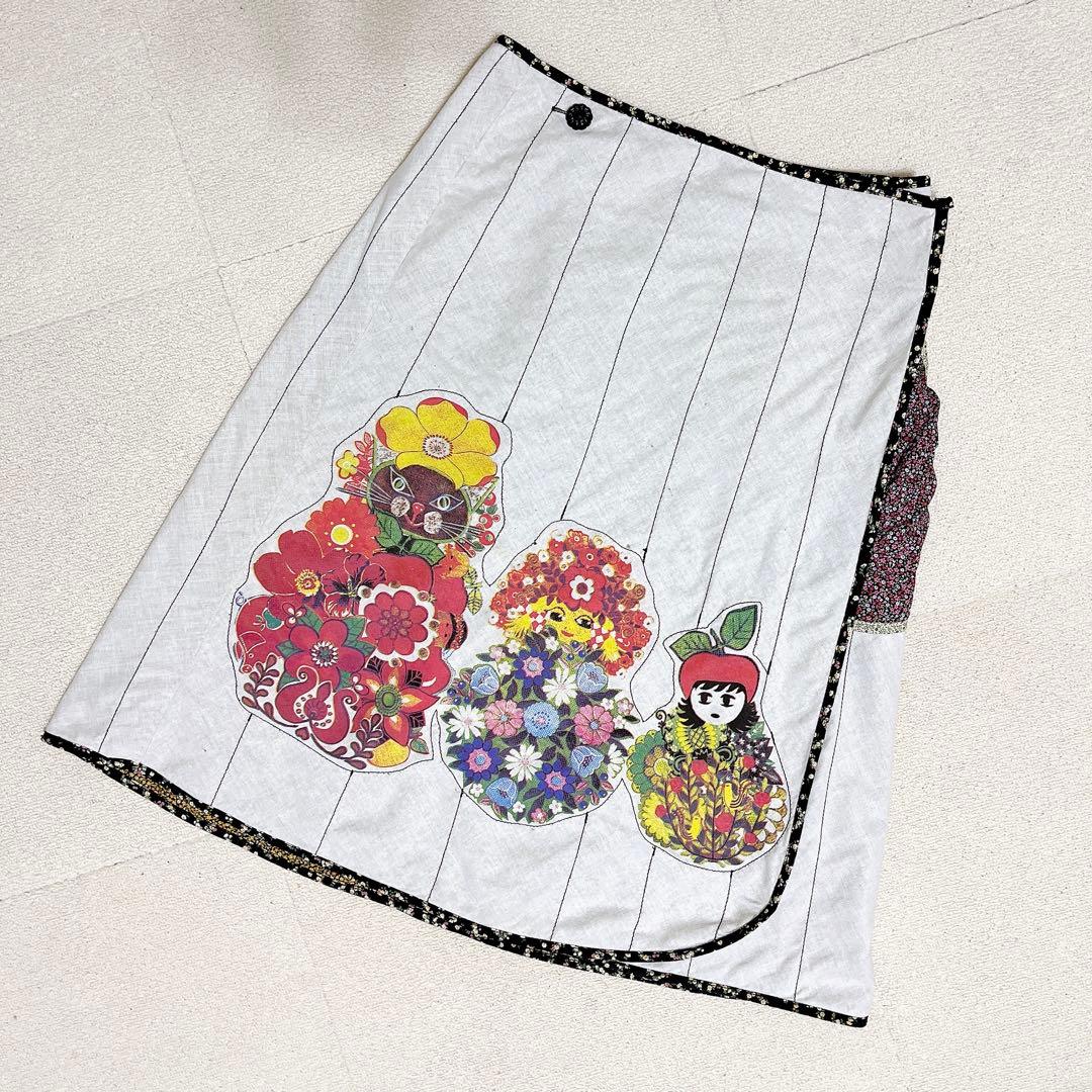 あちゃちゅむムチャチャ　マトリョーシカ巻きスカート